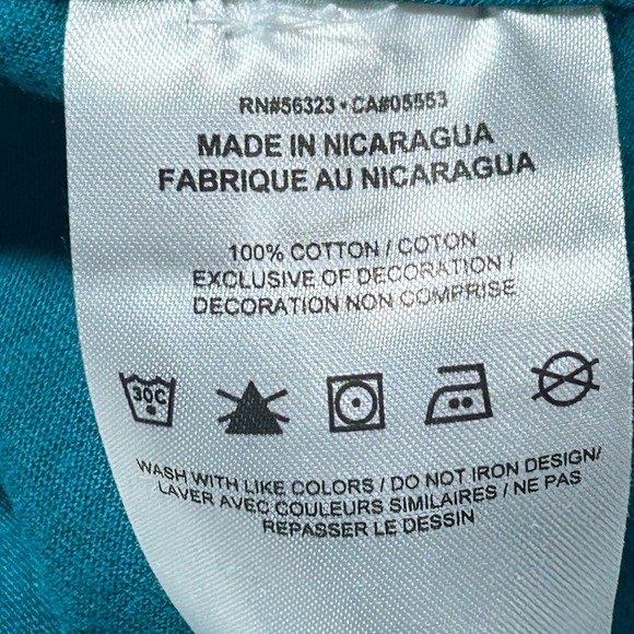 Nike Teal Graphic T Shirt Men's Size Large The Nike Tee Short Sleeve - Picture 5 of 8